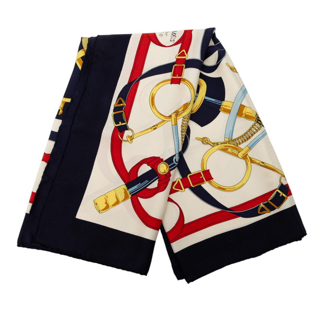 Hermès Eperon D Or Soie Foulard 90 – GABY PARIS Authentique