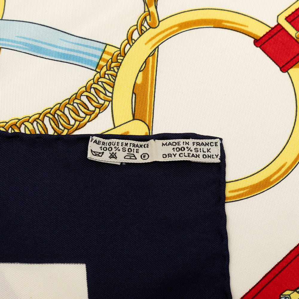Hermès Eperon D Or Soie Foulard 90 – GABY PARIS Authentique