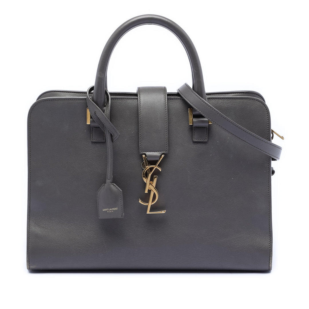 Saint Laurent Small Cuir Monogram Cabas