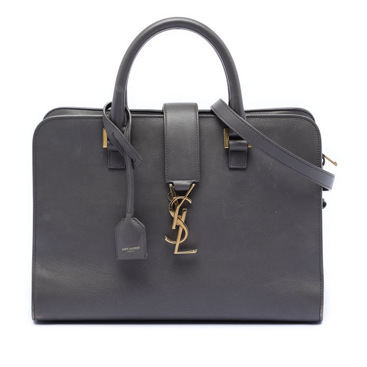 Saint Laurent Small Cuir Monogram Cabas