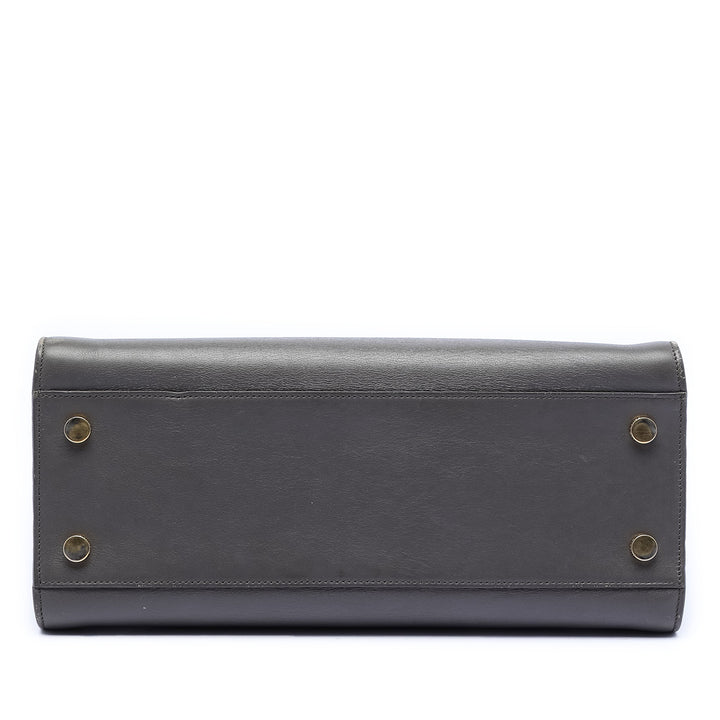 Saint Laurent Small Cuir Monogram Cabas