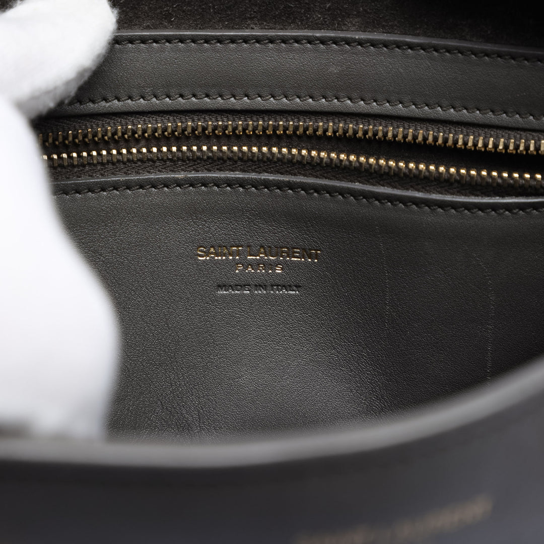 Saint Laurent Small Cuir Monogram Cabas