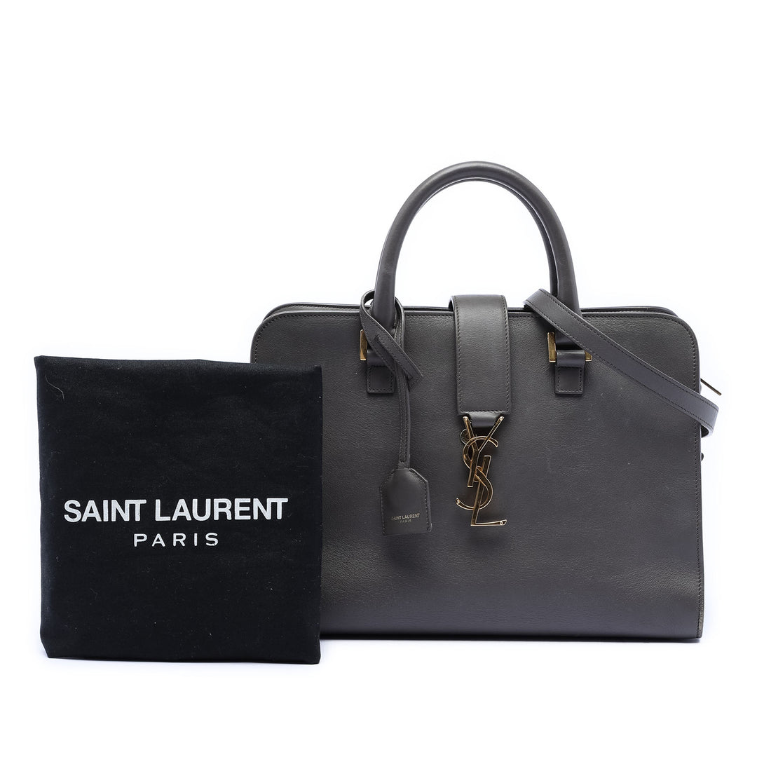 Saint Laurent Small Cuir Monogram Cabas