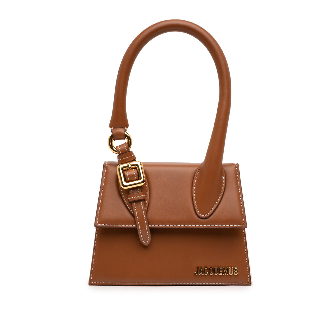 Jacquemus Cuir Le Chiquito Moyen Boucle