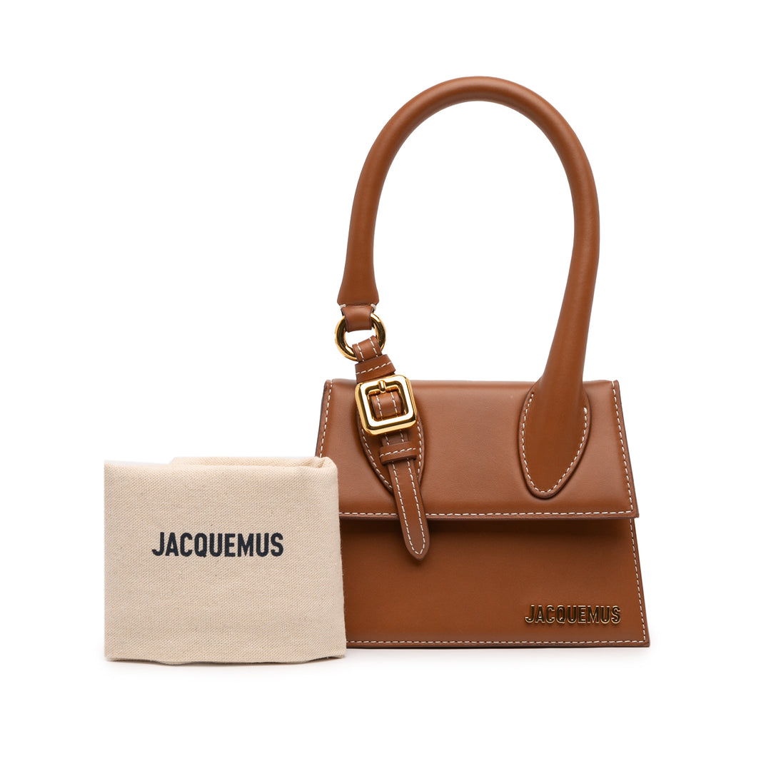 Jacquemus Cuir Le Chiquito Moyen Boucle