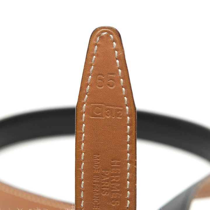 Hermès Gulliver et Box Veau Constance H Reversible Belt