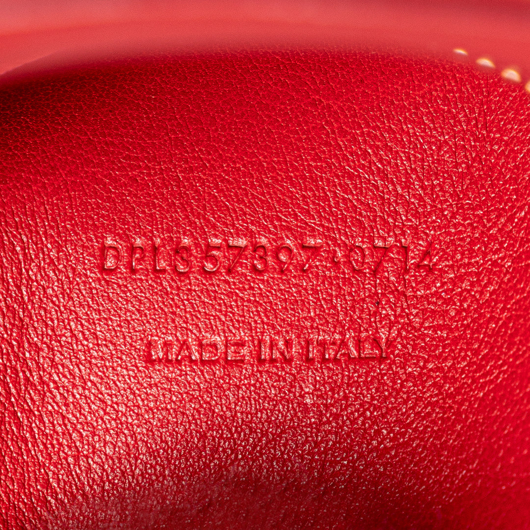 Saint Laurent Small Chevron Cuir de veau Monogram Cabas