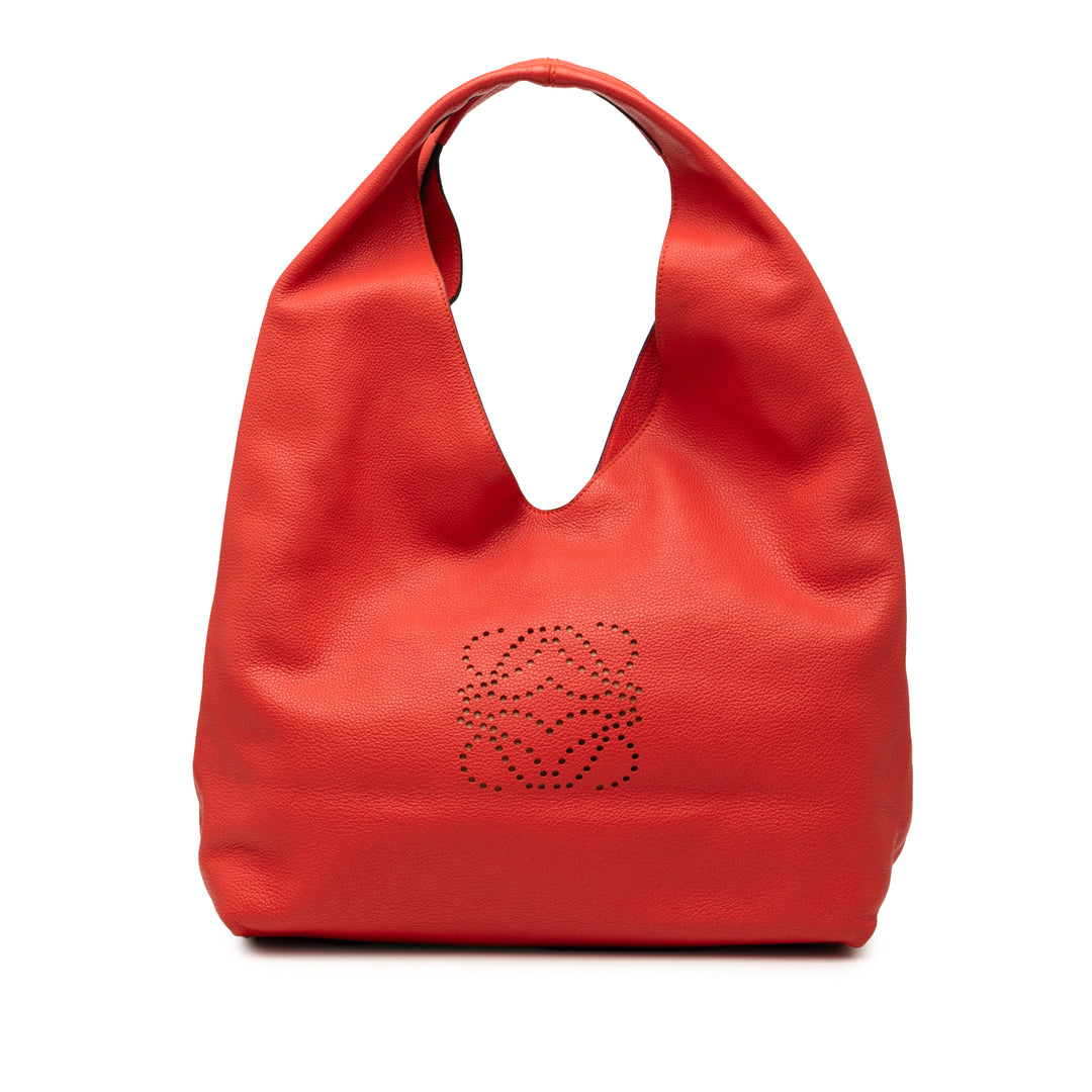 LOEWE Cuir de veau Anagram Dunas Hobo