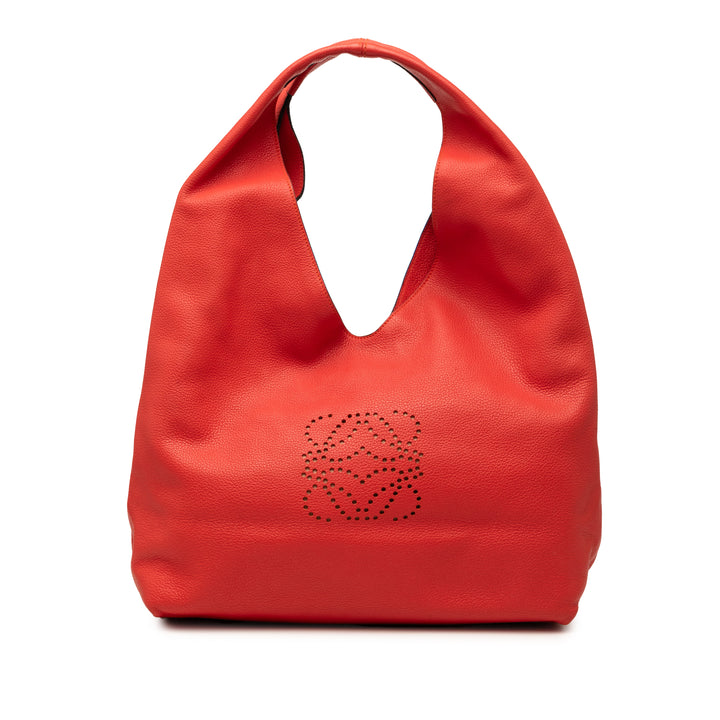 LOEWE Cuir de veau Anagram Dunas Hobo