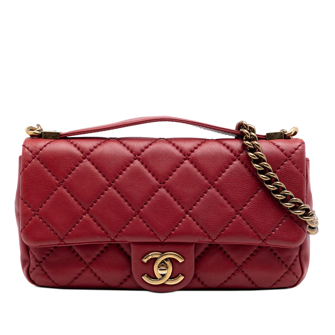 Chanel Medium Surpiqué Cuir de veau Urban Day à rabat