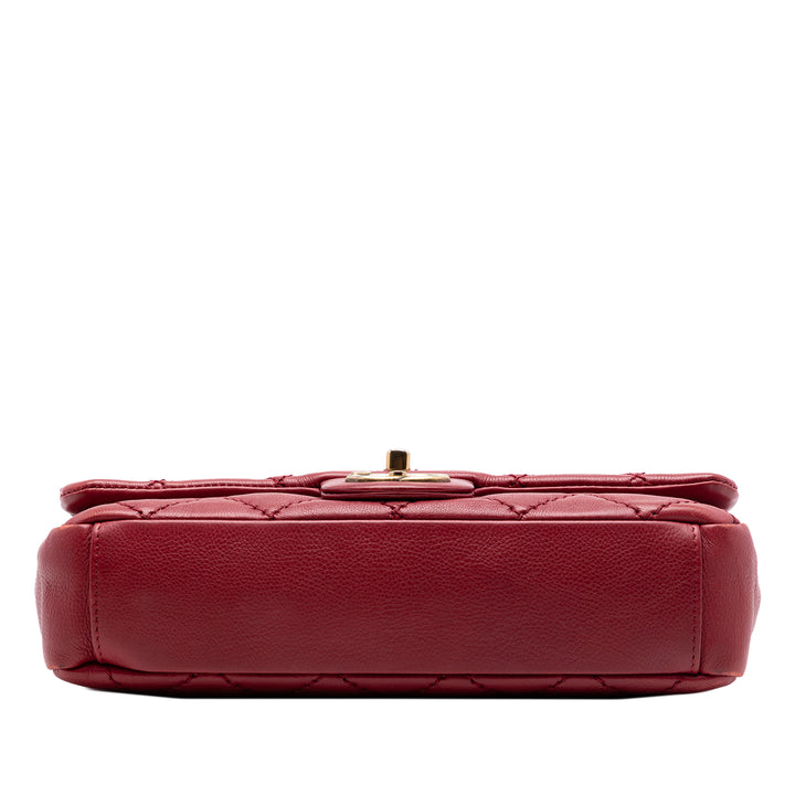 Chanel Medium Surpiqué Cuir de veau Urban Day à rabat