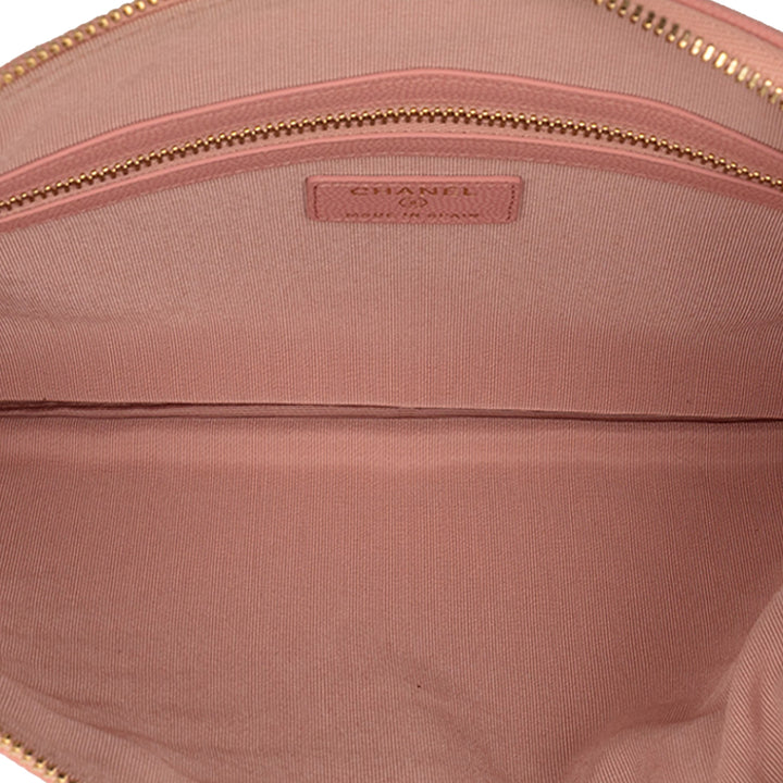 Chanel Medium CC Chevron Caviar O Étui Pochette