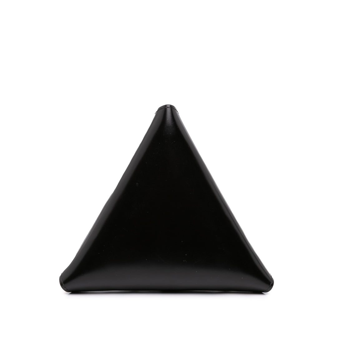 Bottega Veneta Pyramid Pochette Cuir de veau Noir – vue 3 – GABY PARIS