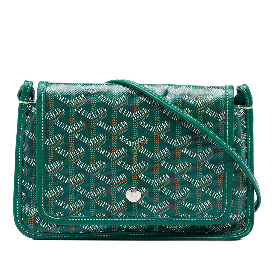 Plumet Poche Portefeuille Goyardine Vert