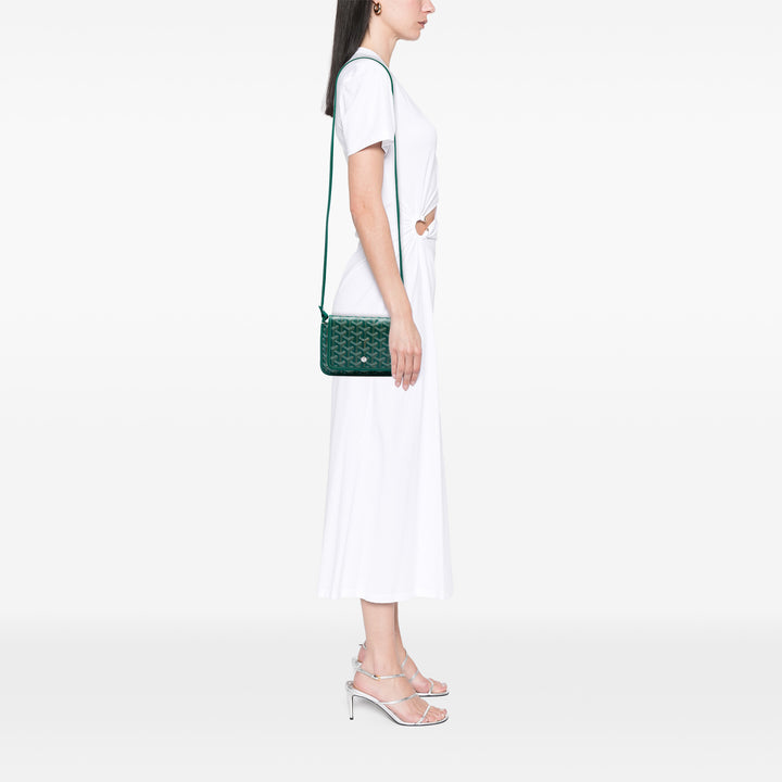 Plumet Poche Portefeuille Goyardine Vert