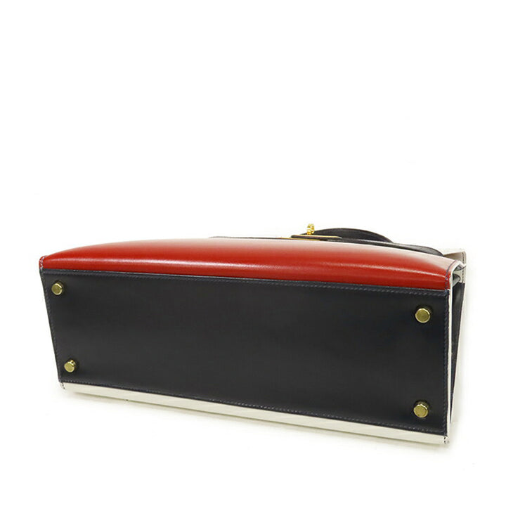 Tricolor Box Calf Kelly Sellier 32 Red - Gaby Paris