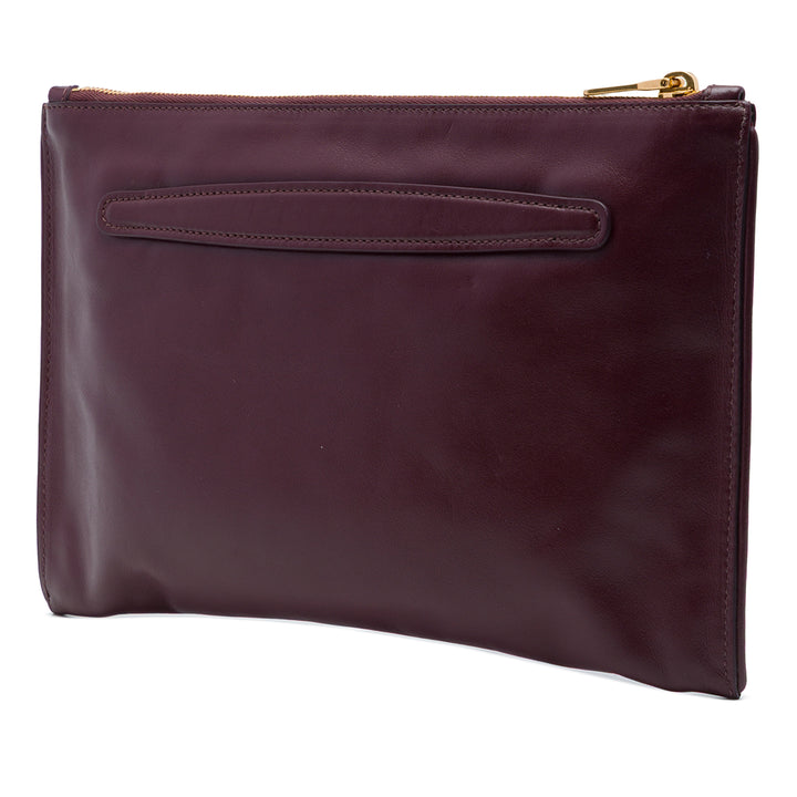 Miu Miu clouté Cuir Zip Pochette