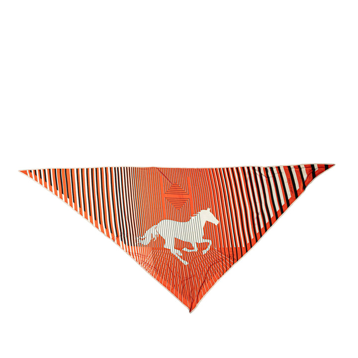 Triangular H Au Galop Foulard Orange