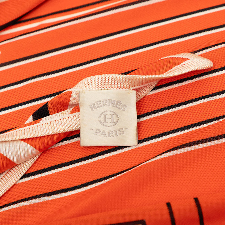 Triangular H Au Galop Foulard Orange
