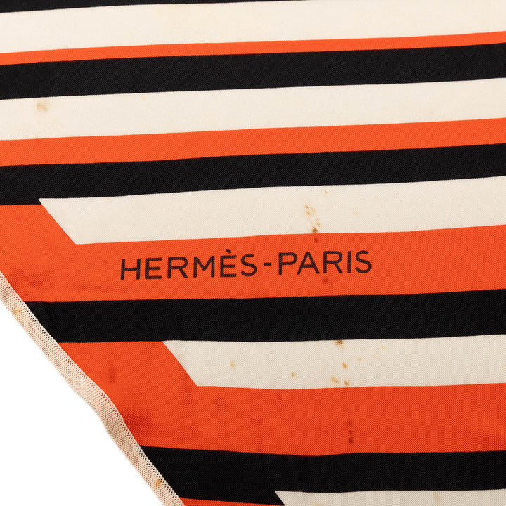 Triangular H Au Galop Foulard Orange