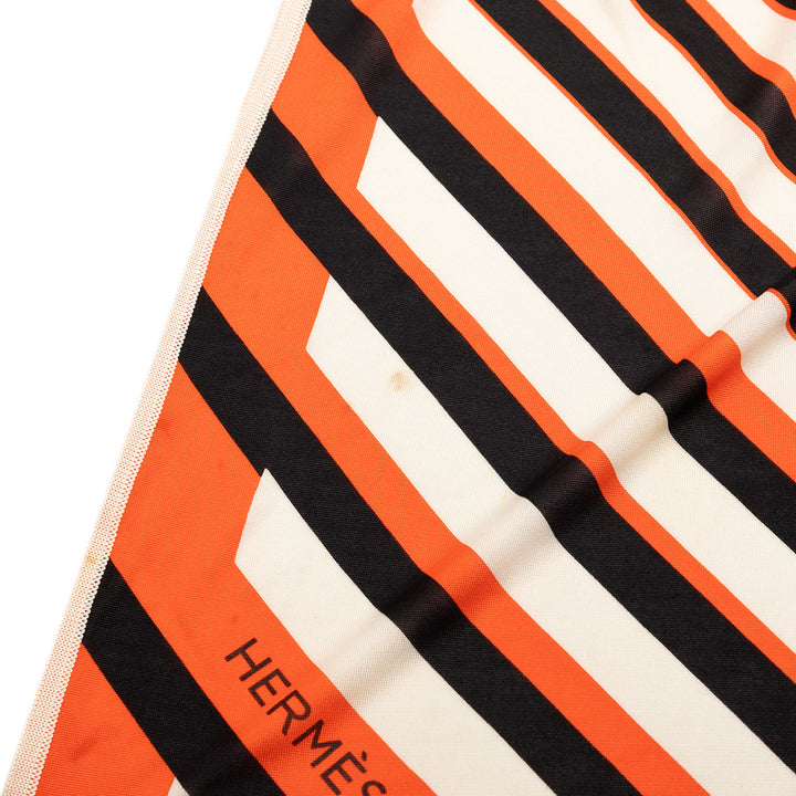 Triangular H Au Galop Foulard Orange