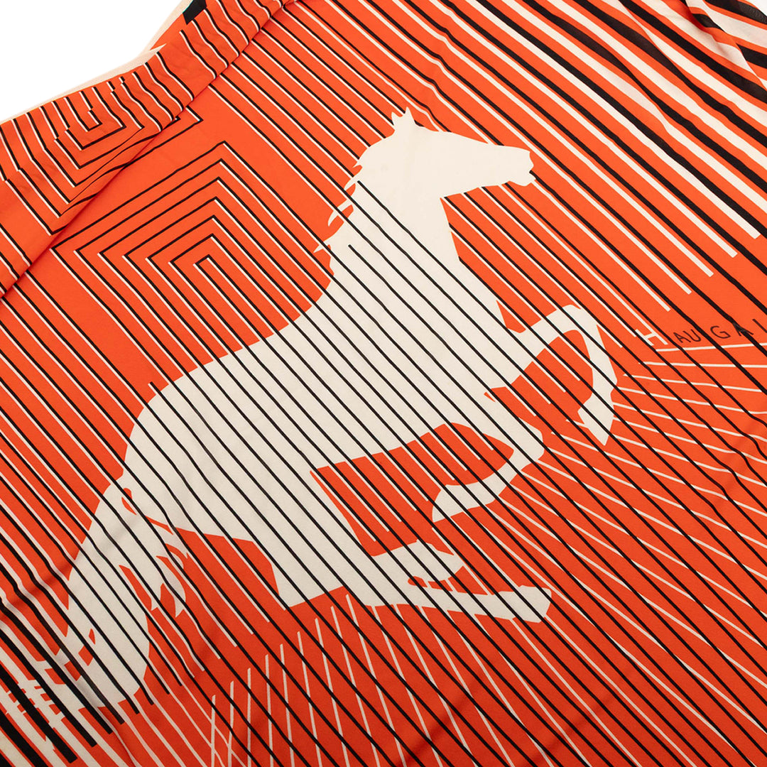 Triangular H Au Galop Foulard Orange