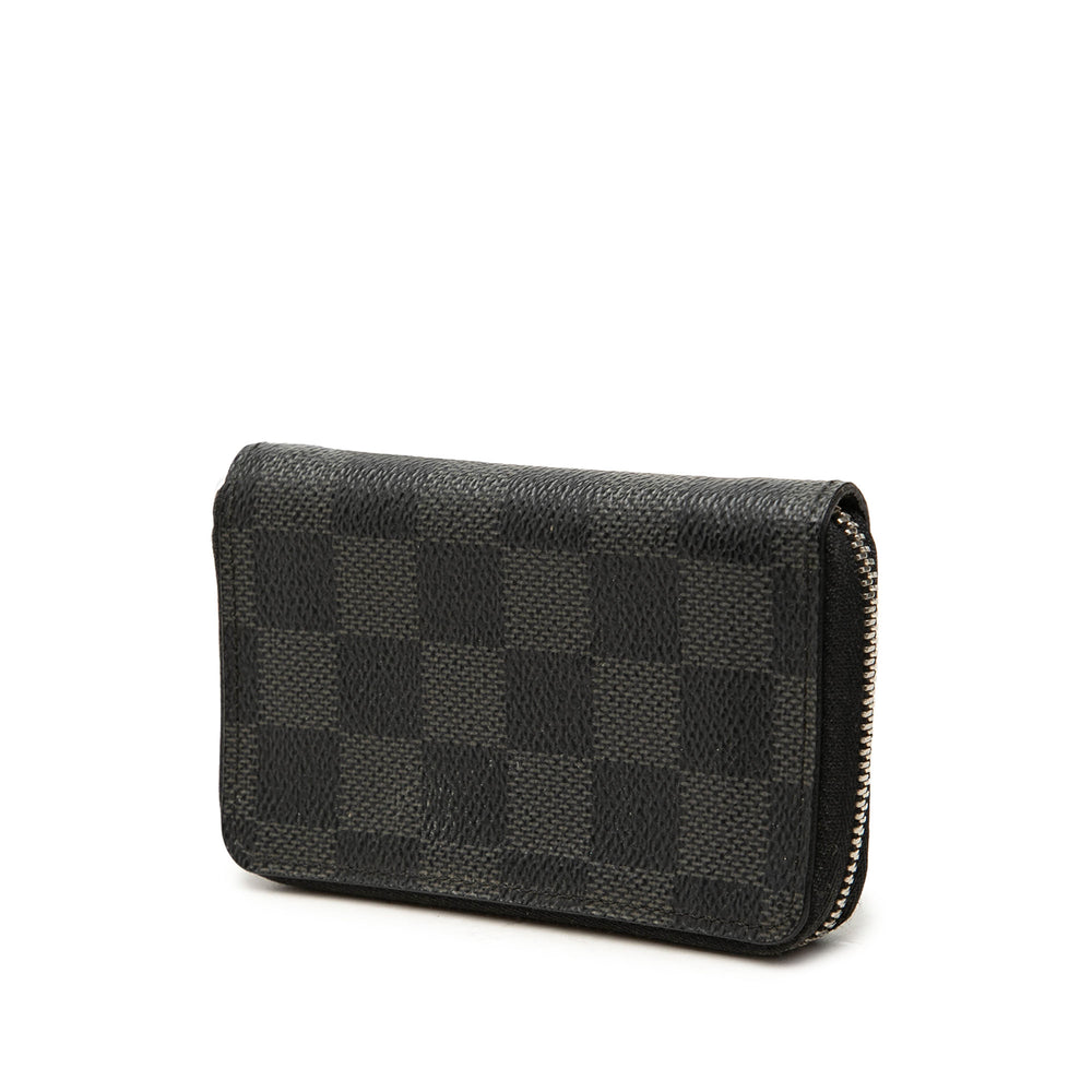 Louis Vuitton Porte-monnaie Zippy Damier Graphite Noir – vue 2 – GABY PARIS