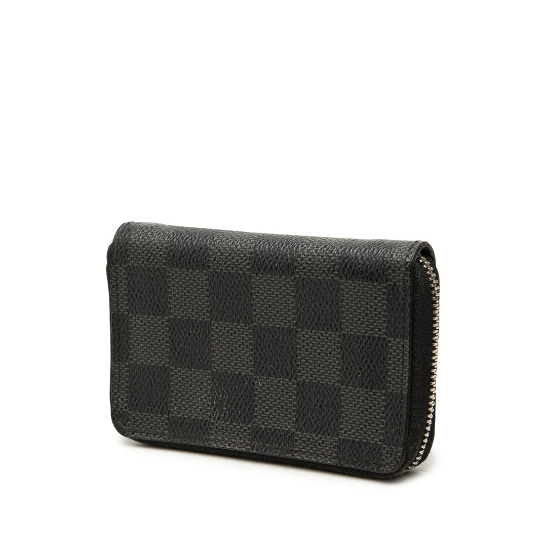 Louis Vuitton Porte-monnaie Zippy Damier Graphite Noir – vue 2 – GABY PARIS