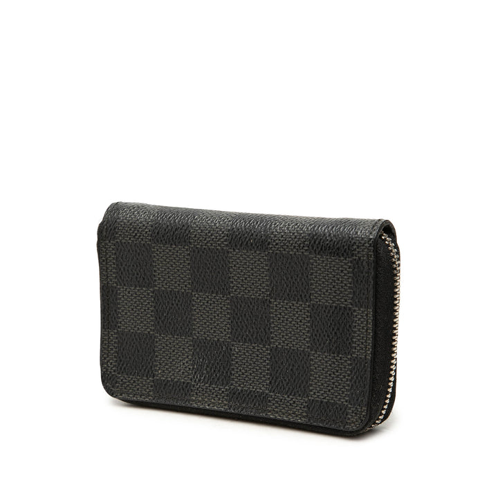 Louis Vuitton Porte-monnaie Zippy Damier Graphite Noir – vue 2 – GABY PARIS