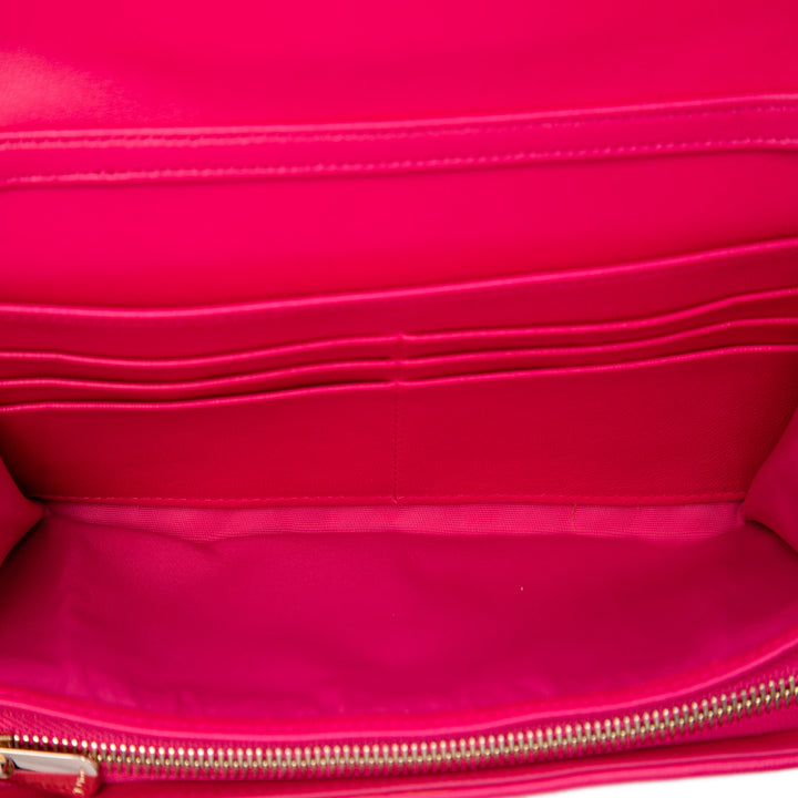 Dior Cannage Lady Dior Wallet on Chain Cuir d'agneau