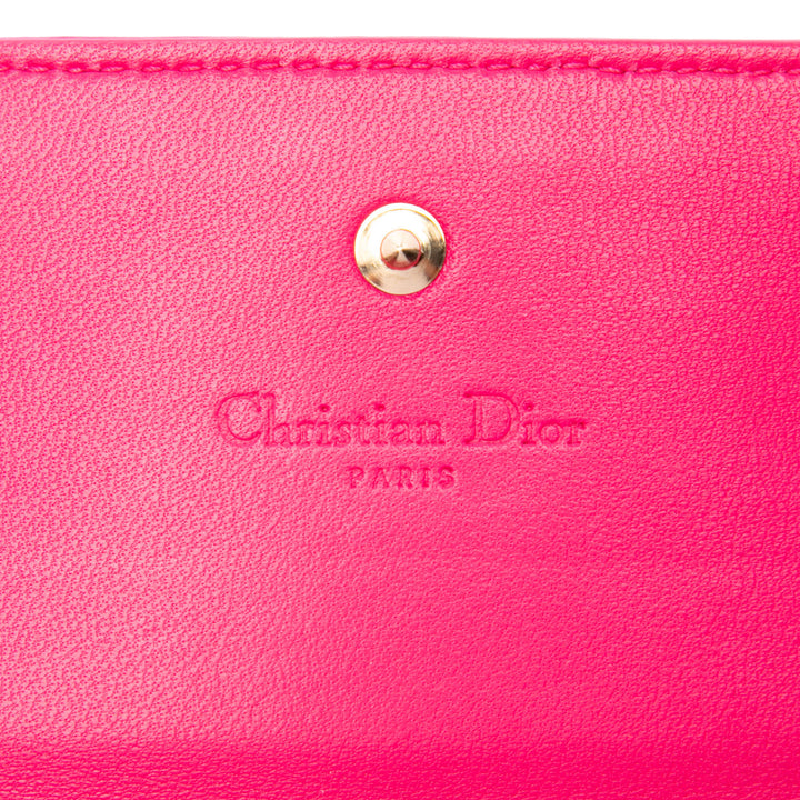 Dior Cannage Lady Dior Wallet on Chain Cuir d'agneau