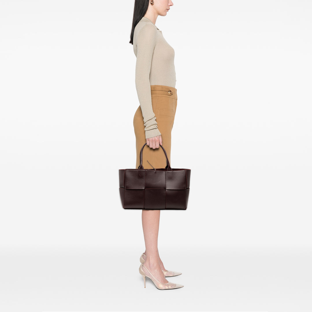 Bottega Veneta Medium Nappa Maxi Intrecciato Arco Cabas