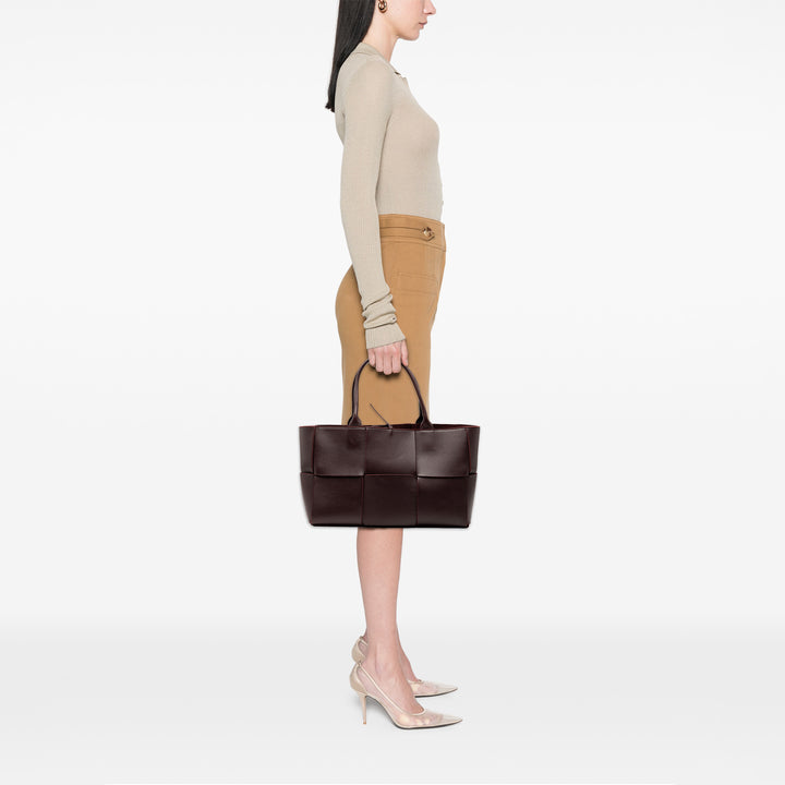 Bottega Veneta Medium Nappa Maxi Intrecciato Arco Cabas