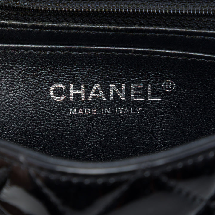 Chanel Classic Rectangulaire Rabat simple Mini Noir – vue 5 – GABY PARIS