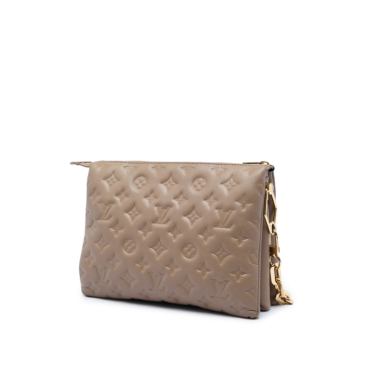 Louis Vuitton embossé Puffy Coussin PM Monogram Marron – vue 2 – GABY PARIS