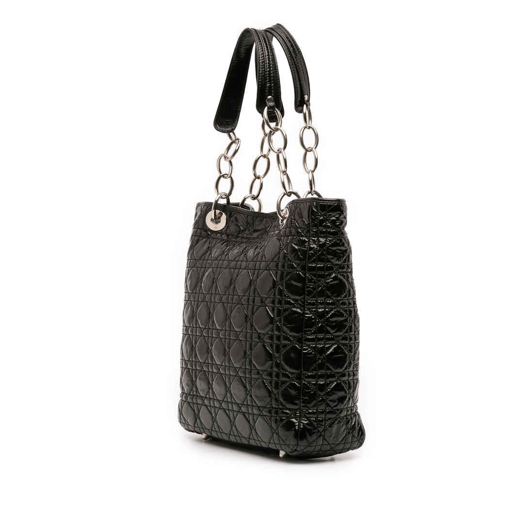 Dior Cannage Lady Dior Souple Cabas Noir