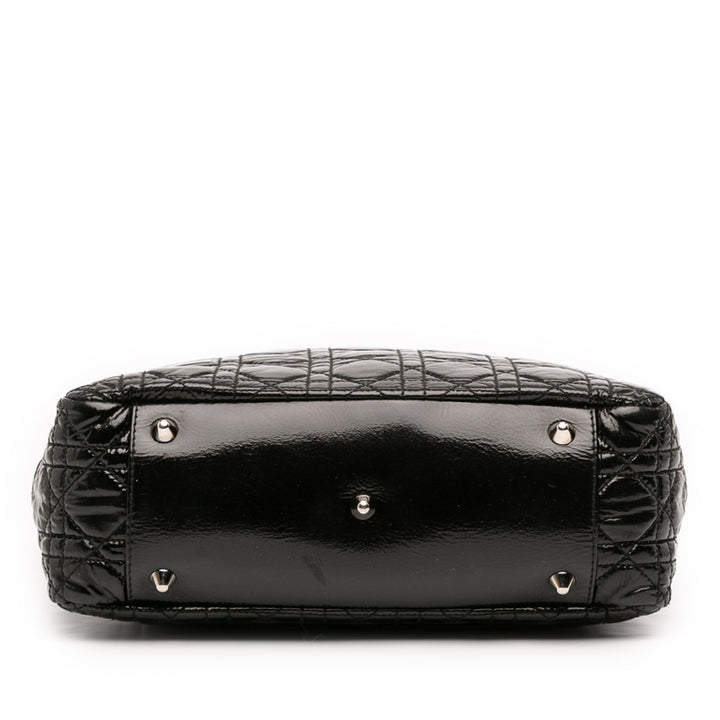 Dior Cannage Lady Dior Souple Cabas Noir