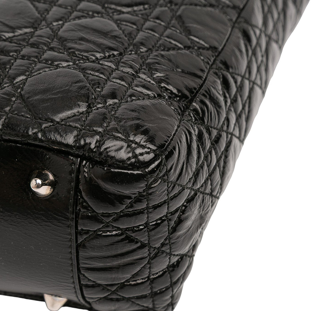 Dior Cannage Lady Dior Souple Cabas Noir
