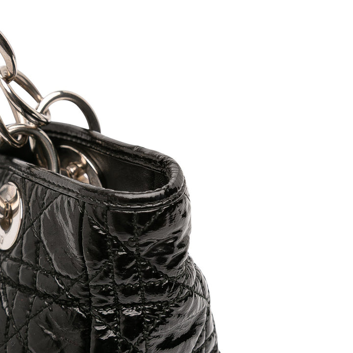 Dior Cannage Lady Dior Souple Cabas Noir