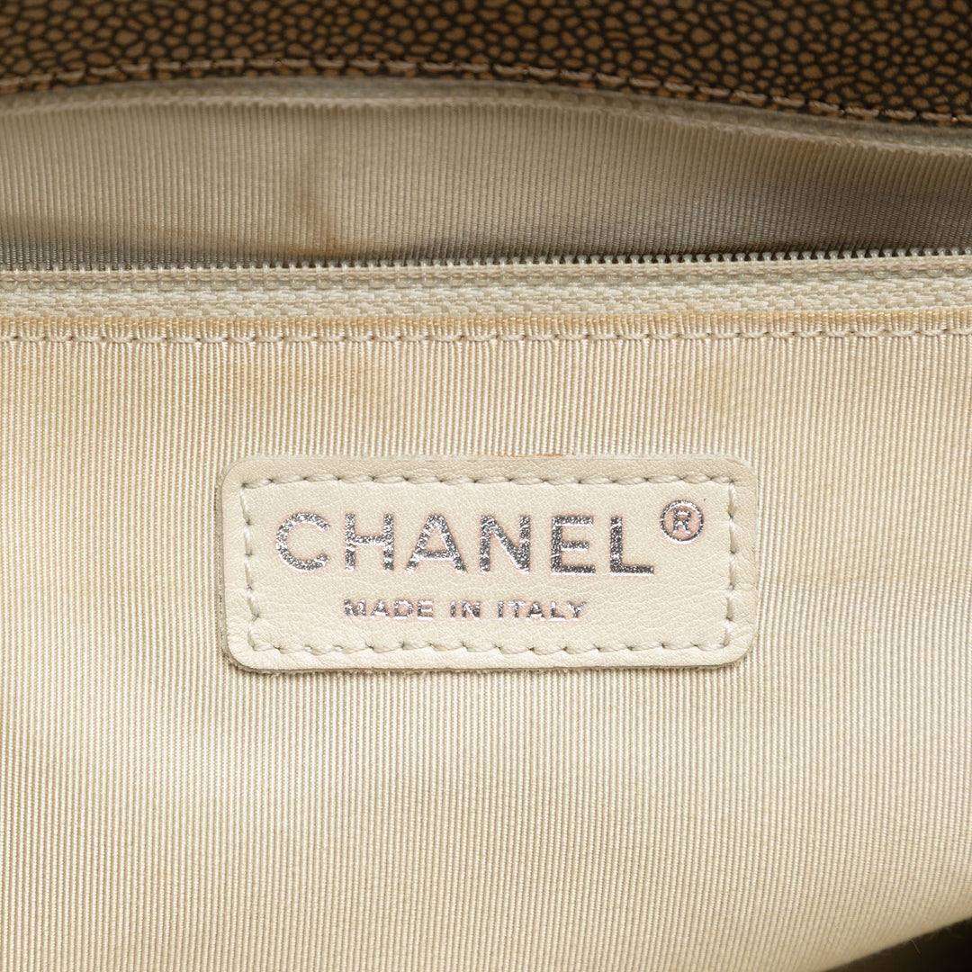 Chanel Métallisé Cabas Cuir caviar