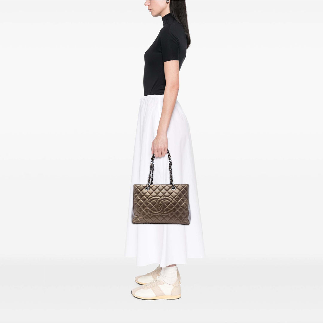 Chanel Métallisé Cabas Cuir caviar