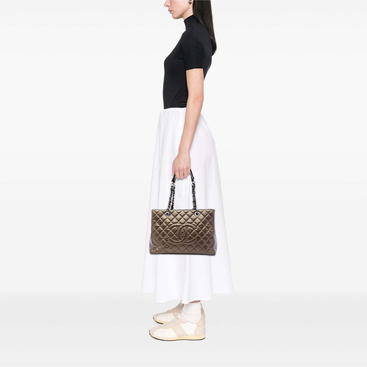 Chanel Métallisé Cabas Cuir caviar