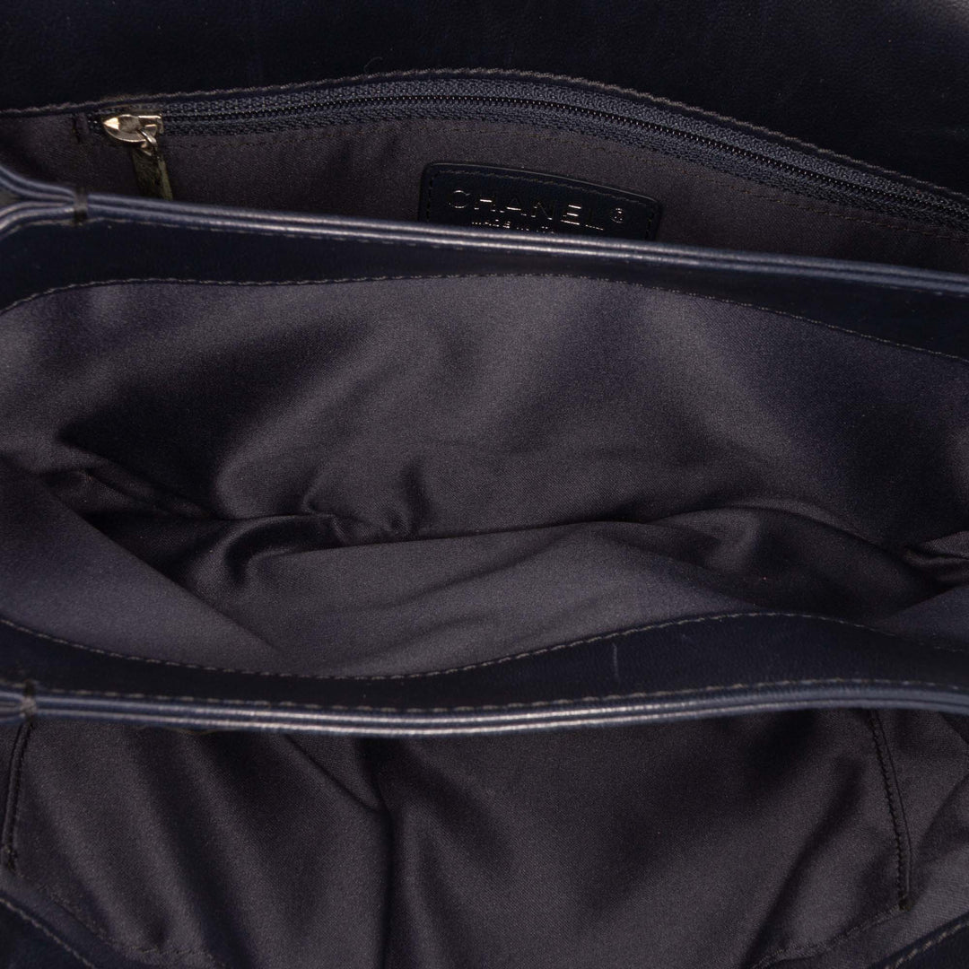 Chanel Medium Matelassé Cuir d’agneau 3 Accordion à rabat