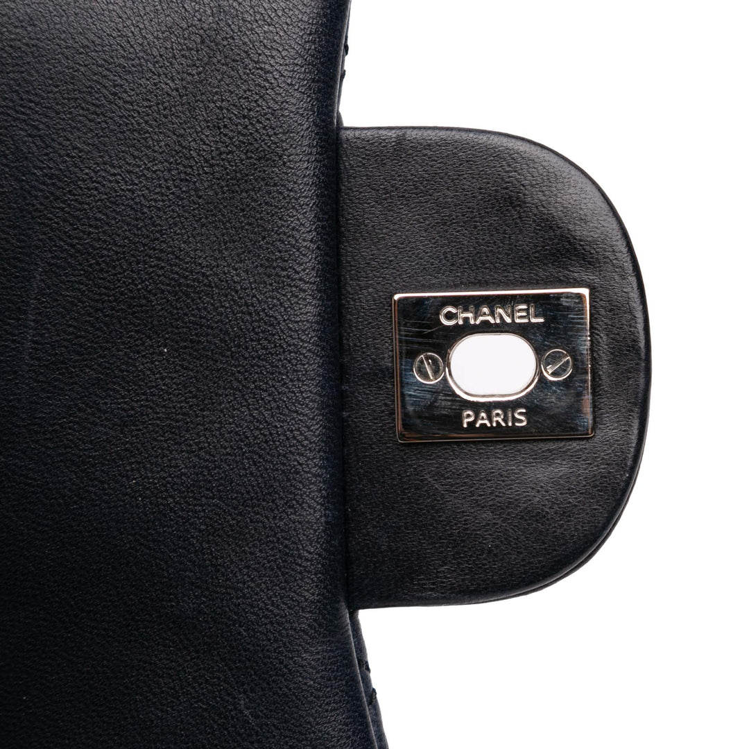 Chanel Medium Matelassé Cuir d’agneau 3 Accordion à rabat