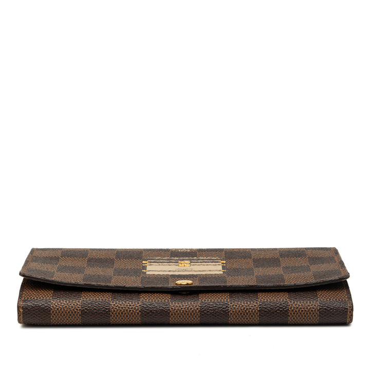 Louis Vuitton Portefeuille Édition limitée Trunks et Locks Sarah Damier Ébène Marron – vue 3 – GABY PARIS