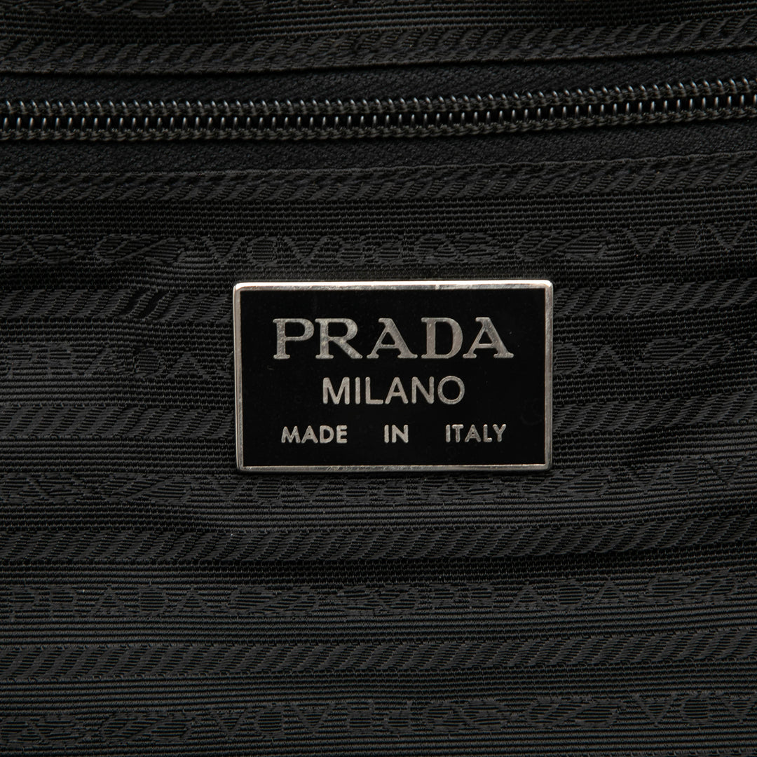 Prada Saffiano à finitions Tessuto Suitcase Sac
