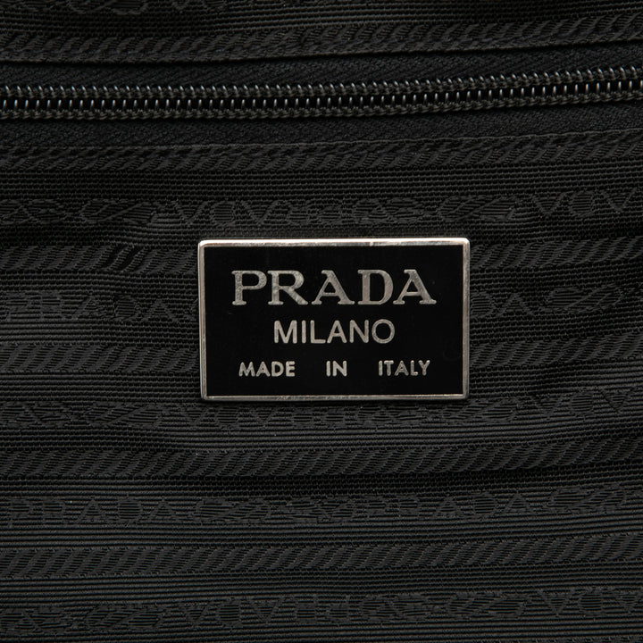 Prada Saffiano à finitions Tessuto Suitcase Sac