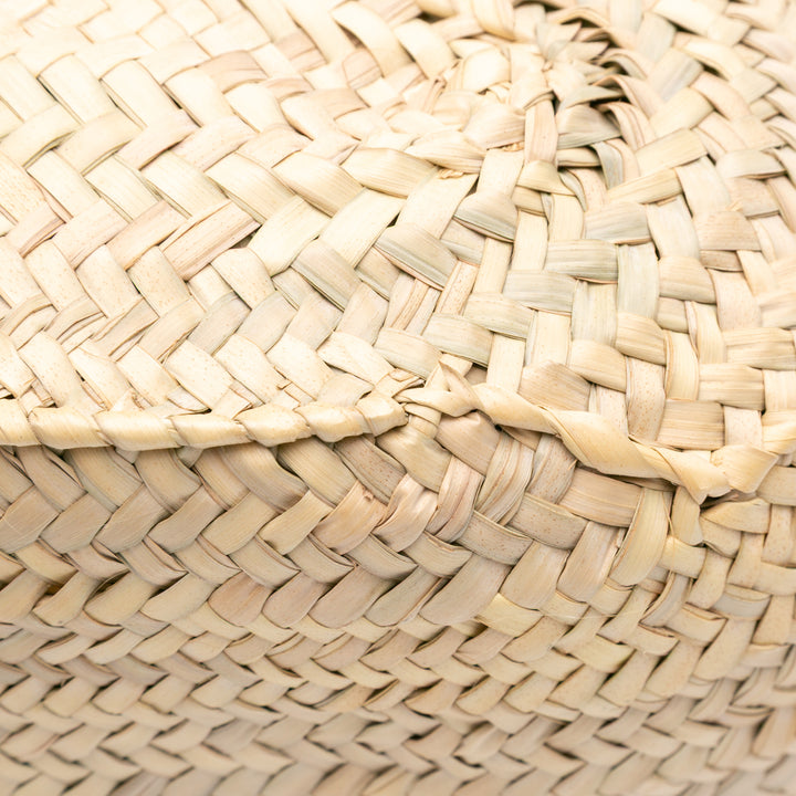 Medium Raffia Marcie Basket Tote Brown - Gaby Paris