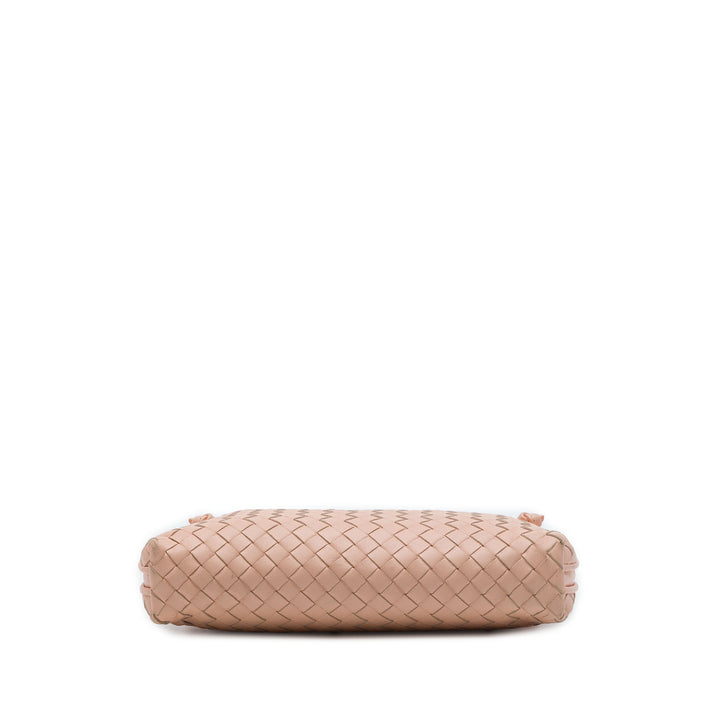 Bottega Veneta Sac bandoulière Intrecciato Nodini nappa Rose – vue 3 – GABY PARIS