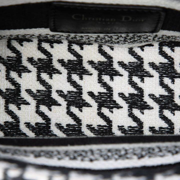 brodé Houndstooth Lady D-Lite Mini Blanc